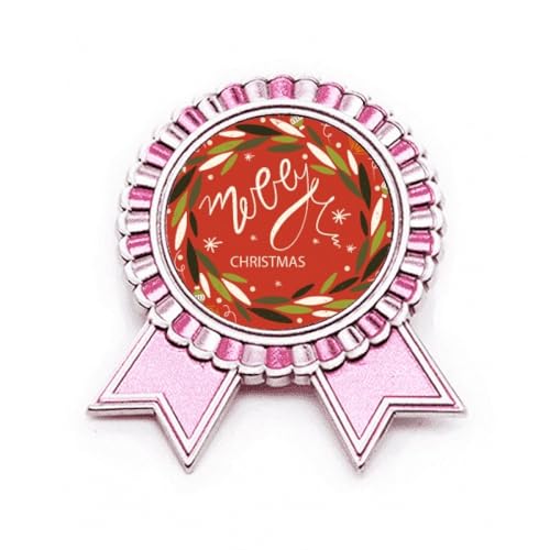 Garland Badge Broche Rose avec attache en métal M pour valoriser chaque vainqueur avec éclat