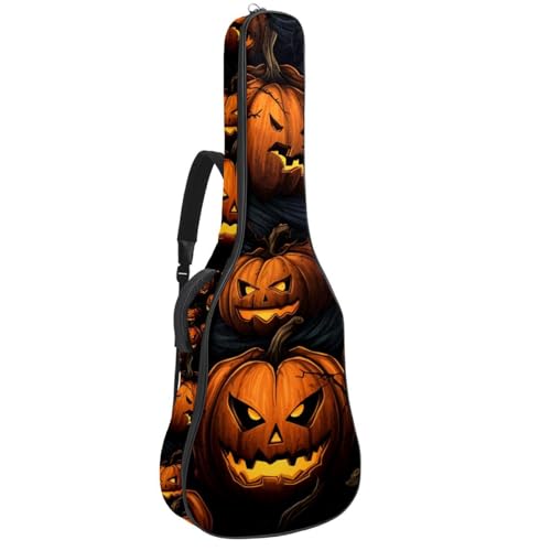 Sac pour guitare acoustique et électrique avec double poche et bandoulière réglable Art