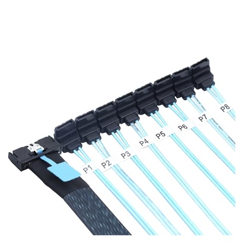 Cable Ultraport Slimline 0.8 m PCI-E 5.0 a SATA 8X miniatura 4