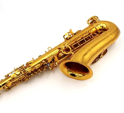 Eastern Music Professional Gold Lacquer Alto Saxophone – Reference 54 Style (Eb) w/Hard Case, Mouthpiece, & Accessories