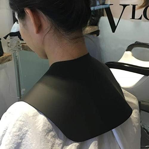 Minkissy Hair Cutting Collar, Black Rubber Neck Wrap Neck Guard Hair Salon Stylist Cutting Collar Hair Salon Cape
