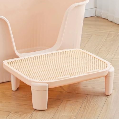 Image of Cat Litter Mat Litter Trapping Mat,19.69 inchX15.95 inchX5.90 inchLitter Box Mat,Waterproof Cat Mats for Litter Large,Easy Clean,Non-Slip Litter Mat for Cat,Urine-Proof Kitty Litter Catcher Mat,Washable (Cream)