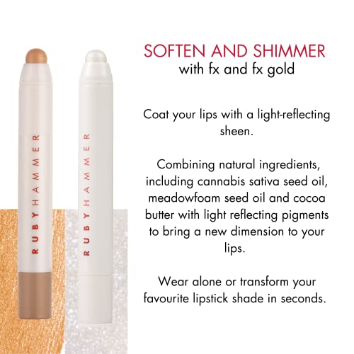 Ruby Hammer Lip Serum Balm - FX Gold - Smooth & Hydrate Your Lips With Our Instantly Nourishing Solid Serum Lip Balm - Quickly Absorbed & Vitamin-enriched To Protect & Restore Dry, Chapped Lips - Image 3