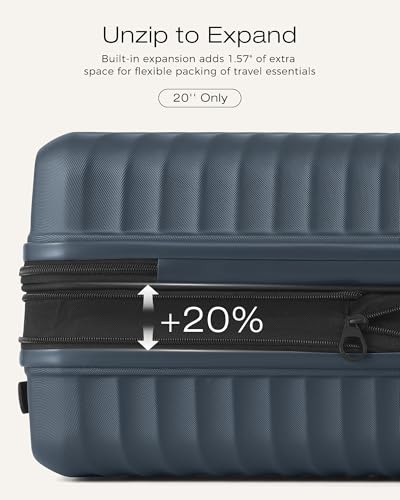 Coolife 3-Piece PC Luggage Set