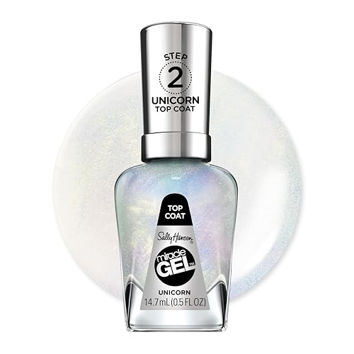 Sally Hansen Miracle Gel Nail Polish, Unicorn Top Coat, 0.5 fl oz