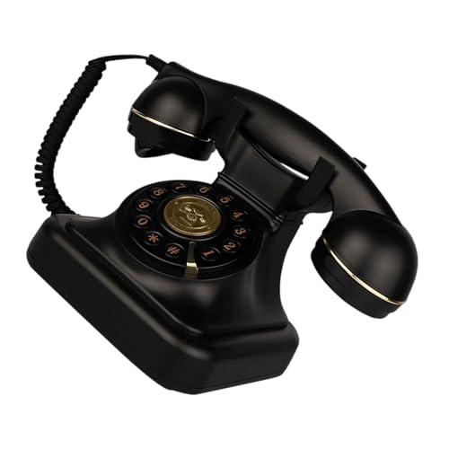 Téléphone de bureau filaire nostalgique pour décoration salon rétro