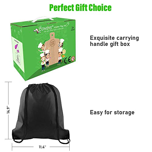 CONDIS Kinderküche Zubehör Spielküche Küchenspielzeug für Kinder Küche Küchenzubehör Topfset Kochgeschirr Töpfe… – Bild 8