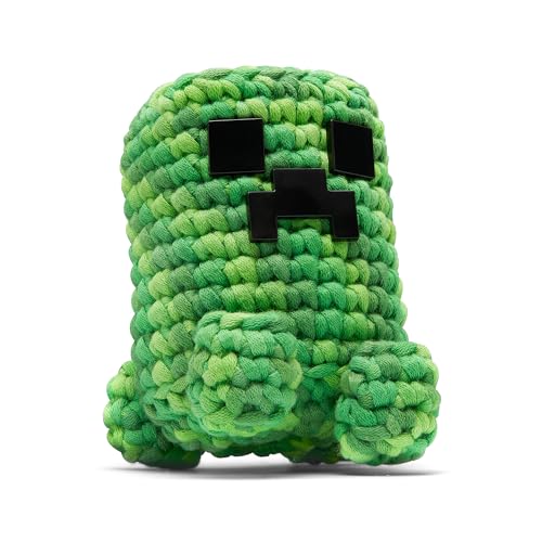 Image of The Woobles Minecraft Crochet Kit - Beginner Crochet Kit for Adults, Easy Knitting Kit with Woobles Yarn, DIY Crafts, Crochet Animals, Minecrafts, Gift for Gamers & Crafters (Creeper)