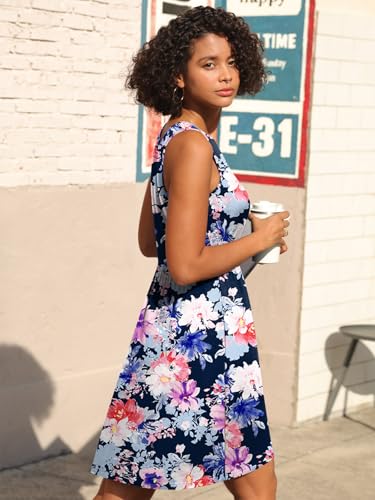 Image of CATHY 2026 Womens Casual Dress Summer Sleeveless Dresses V Neck Wrap Sexy Sundress with Pockets S-2XL