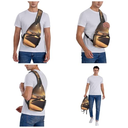 Bolso Cruzado Sahara Desert para Hombre y Mujer miniatura 2