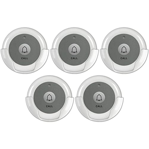 5-Pack Wireless Call Buttons with Pendant