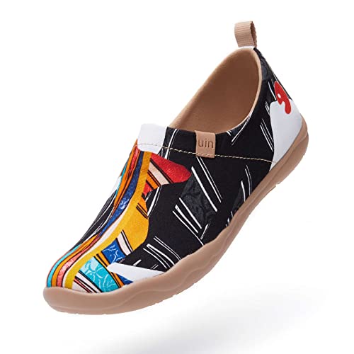 Image of UIN Women's Art Travel Shoes Slip On Casual Cozy Loafers Lightweight Comfort Fashion Sneaker Toledo Ⅰ