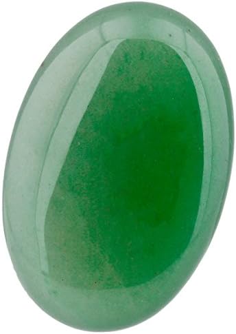 mookaitedecor 1pc Oval White Howlite Turquoise Worry Stones, Palm Pocket Energy Massage Stone, Healing Crystal Meditation Stress Relief