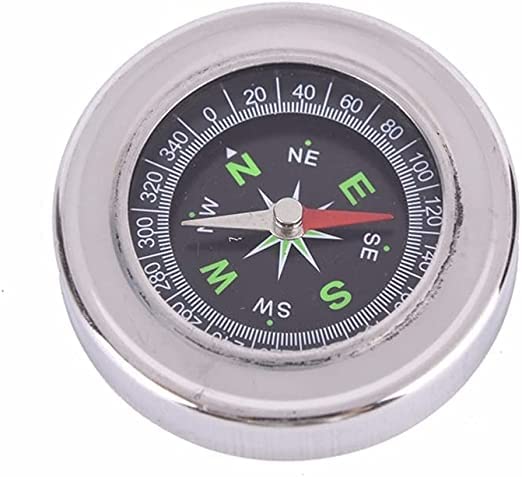 Levin Metal Stainless Steel Portable Compass Student Outdoor Sports Compass 60mm,Outdoor Hiking-image-4