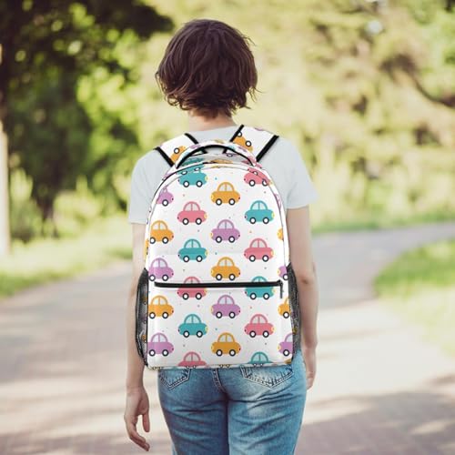 Sac à dos d'école multicolore idéal pour le collège et les sorties - 6