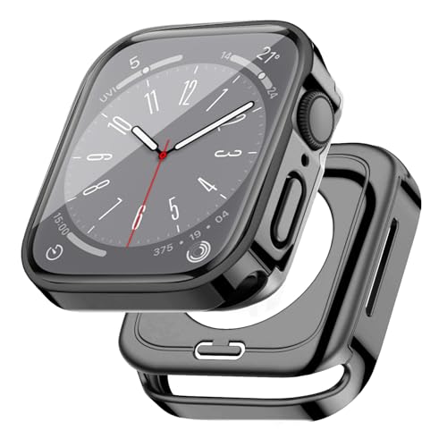 TALENANA for Apple WatchP[Xy2 in 1h݌vz44/40mm AbvEHb`یP[X KXtB ̌^ Series SE2/SE/6/5/4 3DpGbWfUC PCf ^b`x Sʕی Ռz