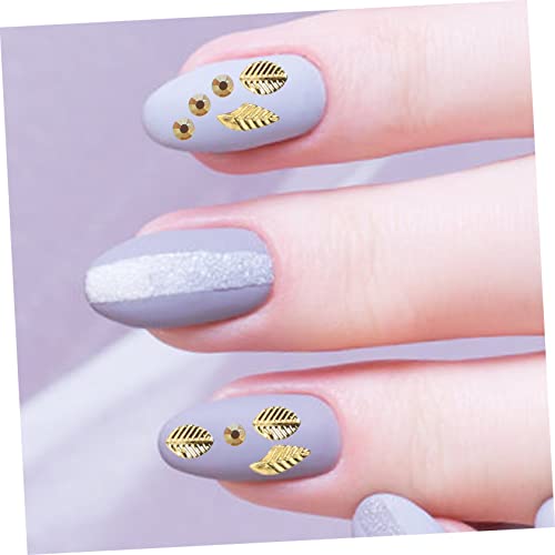 FOMIYES 2 Caixas Enfeites De Folha De Unhas Acessórios Para Unhas Calcomanias Para Uñas Enfeites De