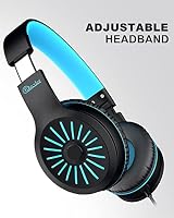 ELECDER i45 Kids Headphones Wired, On-Ear Headphones for School Teen, Black — image 3