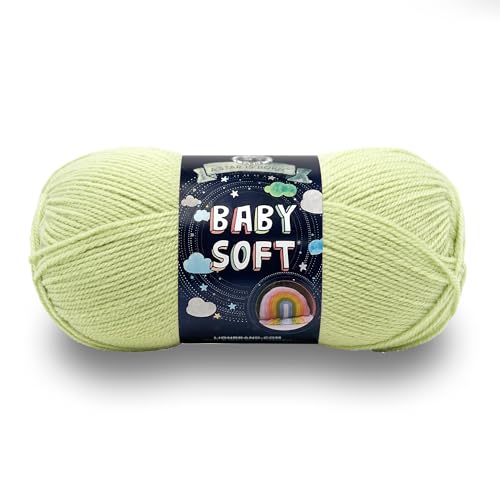 Image of (1 Skein) Lion Brand Yarn Babysoft Baby Yarn Yarn, Sweet Pea