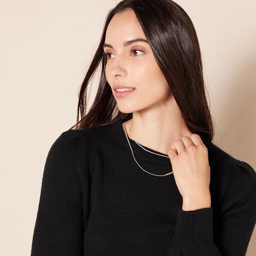 Amazon Essentials Women's Soft Touch Pleated Shoulder Crewneck Sweater4