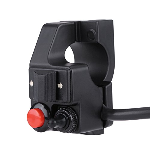 Interruttore Frecce Manubrio Universale 7/8/22mm per Moto ATV Montaggio Corno Push di Svolta per GS