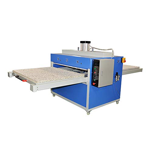 Máquina de prensa térmica neumática doble mesa formato grande 39x47 pulgadas