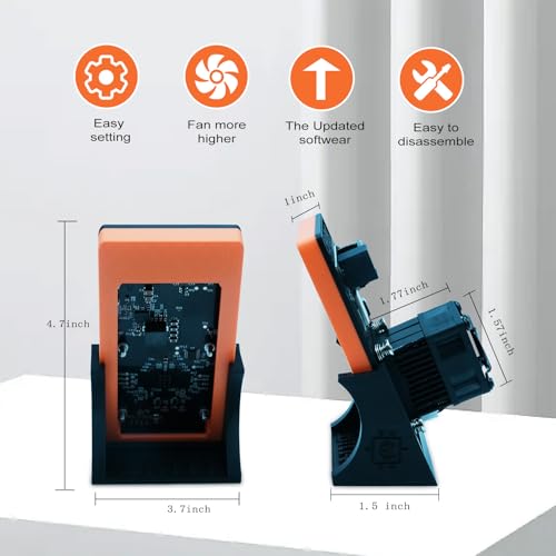 Bitaxes Gamma 601 Bitcoins Miner 1.2TH/S Open-Source System BM1370 Asic Chip Lucky Miner 15W/TH BTC Machine Solo Miner WiFi 2.4G Connection Crypto Currency Miner Home Use (Black) by Lucky Miner - Used condition - Image 3