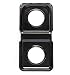 Range Kleen P501 Black Porcelain Rectangular Gas Stove Drip Pan, 16.875 x 8.125-Inches
