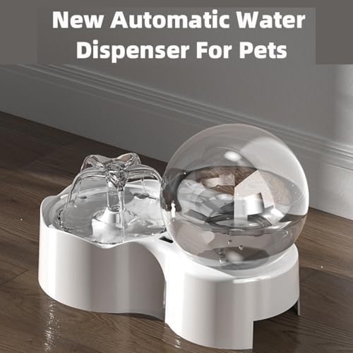 Dispensador automático 2 en 1 para gatos agua y comida miniatura 3