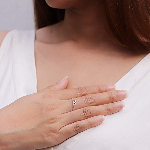 Boma Jewelry Sterling Silver Mountain Range Peak Ring2