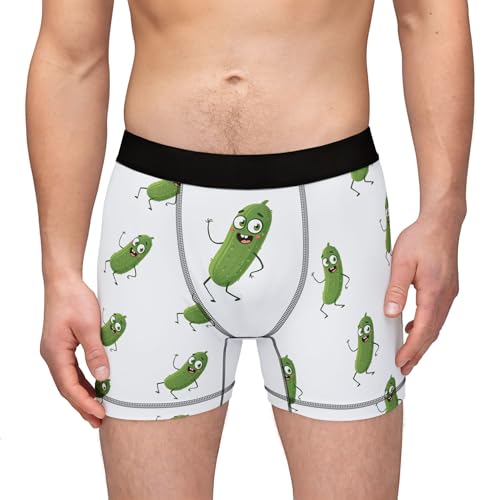 Pickle Boxers for Men, Humorous Men's Underwear, Quirky Gift for Him, Novelty Boxers, Comfy Casual Underwear4