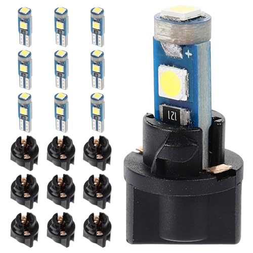 Bombillas LED T5 para Luces del Coche Conducción Nocturna Segura con Tablero Claro y Brillante
