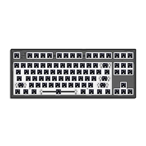 Kingjinglo Mk870 Wired Gaming Mechanical Keyboard Kit 87 Key RGB Backlit Luminous Keyboard +Type C P