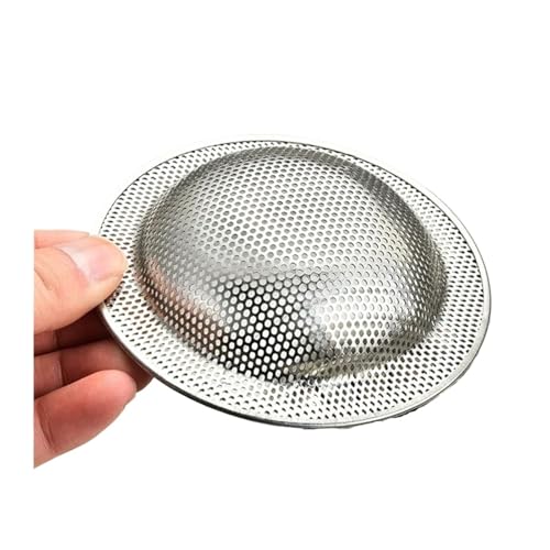 キッチンシンクフィルター ステンレススチールメッシュストレーナー バスルーム排水口トラップ 排水スクリーン 1個(M)
