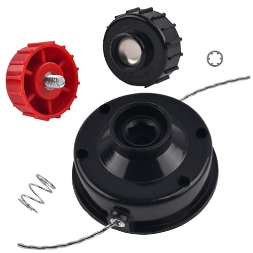 Realman 998265 UP06950 Trimmer Head for John Deere BC1600 C1200 S1400 Ryobi 100r 125r 130r 135r 710r 750r 840r 920r PBC3020 PLT2543 RLT30CD RY26500 (for Homelite Ryobi Strimmer)