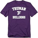 LOGOVISION Truman State University Campus Classic Unisex Adult T Shirt, Purple, Large