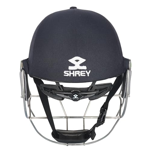 Image of Shrey Koroyd Stainless Steel Cricket Helmet Navy Medium