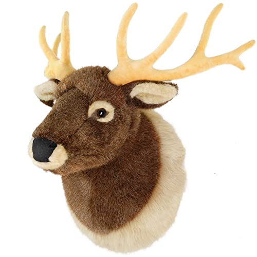 Image of TigerHart Evander The Elk Head - 25 Inch Stuffed Animal Plush