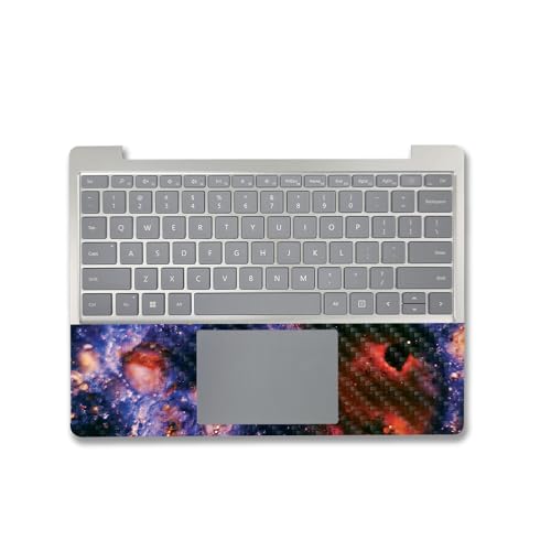 Image of MightySkins Carbon Fiber Skin Compatible with Microsoft Surface Laptop Go 3 (2023) Full Wrap Kit - Andromeda | Protective, Durable Textured Carbon Fiber Finish | Made in The USA