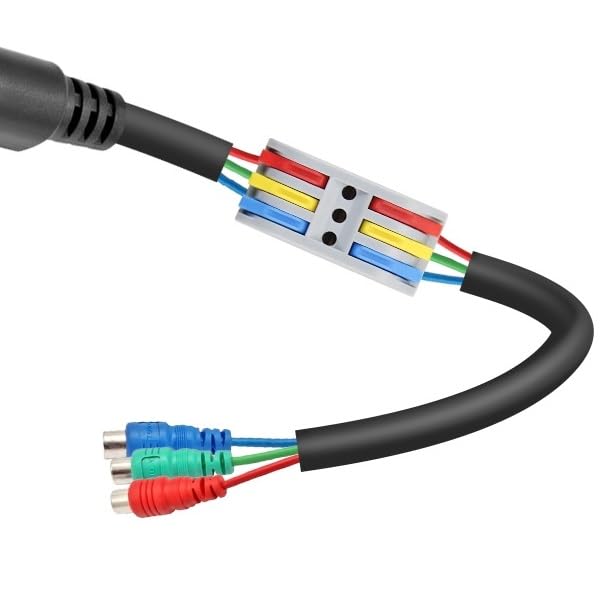 Image of XELYTON Wire Clip Connector, Universal Connection Terminals, Circuit Inline Splices Electric Connectors, Quick Connect & Freely Assemble Electrical Splicing Kit for Compact (3 In 3 Out, 50)