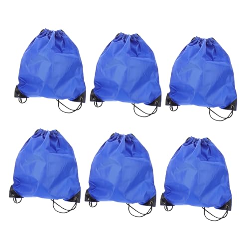 ibasenice 6 Piezas Bolsa para Casco de Moto Azul con Cordón Bolsa Protectora Ligera y Espaciosa para Almacenamiento y Transporte Seguro de Cascos de Motocicleta Ciclismo y Deportes al Aire