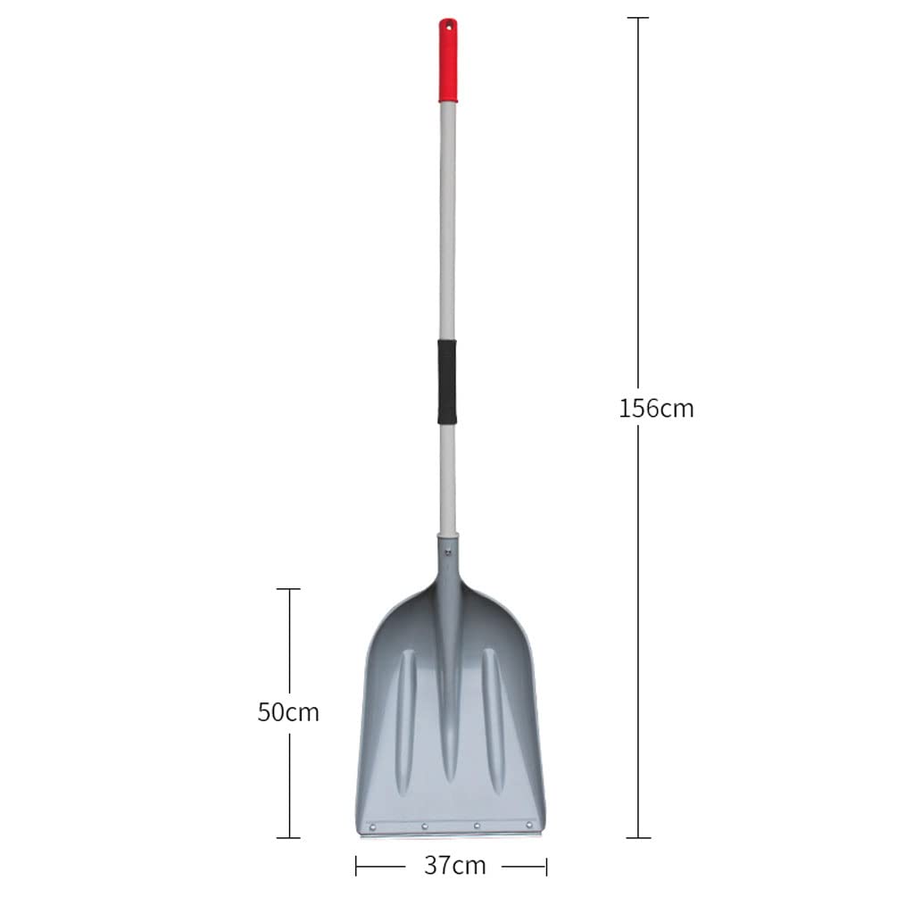 Pala de Nieve Remoción de Nieve y Pala de Nieve, Artefacto de remoción de Nieve, Tabla de Empuje de Nieve, Herramienta de remoción de Nieve Mango de Acero Palas Quitanieves Jardín Herramientas