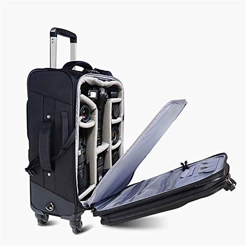 MJY Maletas Ruedas Trolley Mochila Cabina Bolsa de viaje Cámara réflex Equipaje rodante