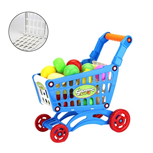 Supermarkt Einkaufsspielzeug, Mini Trolley Spielzeugset Abs Plastik Supermarkt Einkaufswagen Spielzeug mit 16 Prozent… – Bild 5