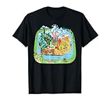 Disney Zootopia Cute Toony City Map T-Shirt