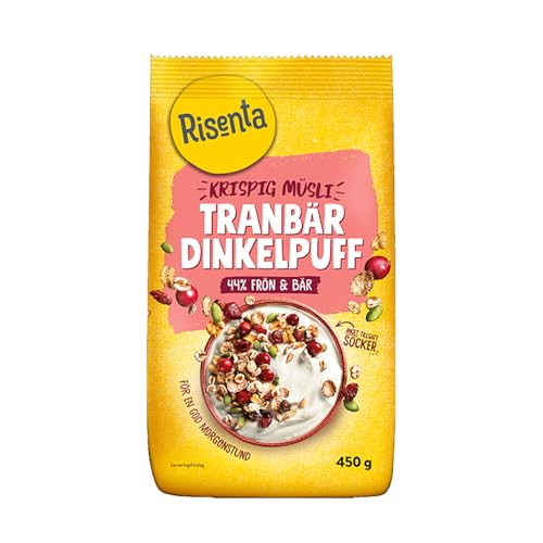 Risenta Crispy Muesli Cranberry Dinkelpuff 450g