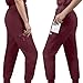 Eipnare Scrubs Set for Women Medical Uniform Nurse Suit, Anti-Wrinkle Scrub Top Jogger Pant&11 Pockets,4 Way Stretch Workwear
