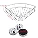 GEMITTO Corner Shower Caddy, SUS304 Stainless Steel Self-adhesive Bathroom Organizer Rack with 3 Stickers+2 Hooks, No Drilling for Shampoo Conditioner Kitchen Spice Storage (Sliver - Suction Cups)