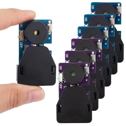 BTFO 6 Pièces Générateur de Bruit de Cricket, Boîte à Sons Cachés avec 6 Sons Amusants Drôle Gazouillis Jouet Farceur pour Adultes Enfants Bureau Maison École Voiture et Fête (Violet + Bleu)