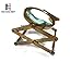 Nautical Brass Adjustable Channer Magnifying Glass Retro Desktop Tool Vintage Collectible (Brown Antique Magnifying Glass)